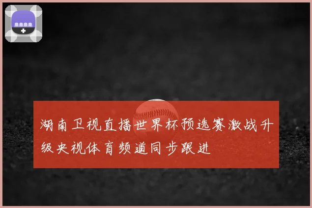 湖南卫视直播世界杯预选赛激战升级央视体育频道同步跟进
